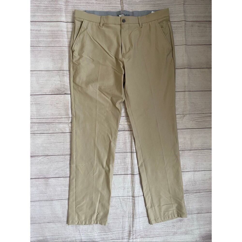 Adidas men 36x34 comfort fit golf/chino activewear casual pants